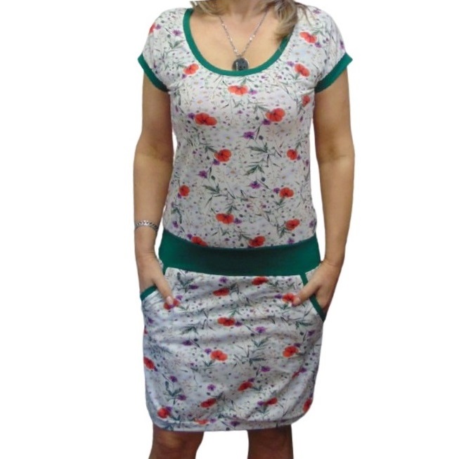 Šaty vlčí máky XS - XXXL