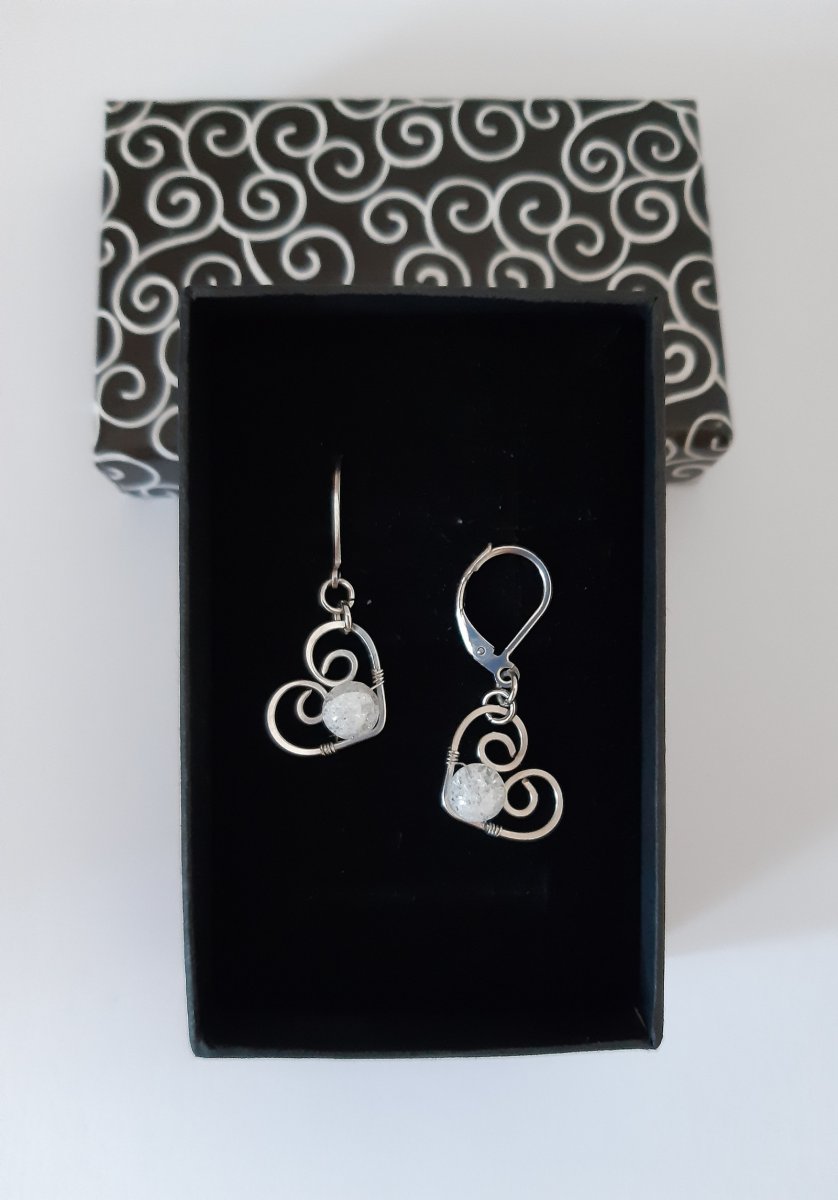 Srdce - chirurgická ocel - Křišťál