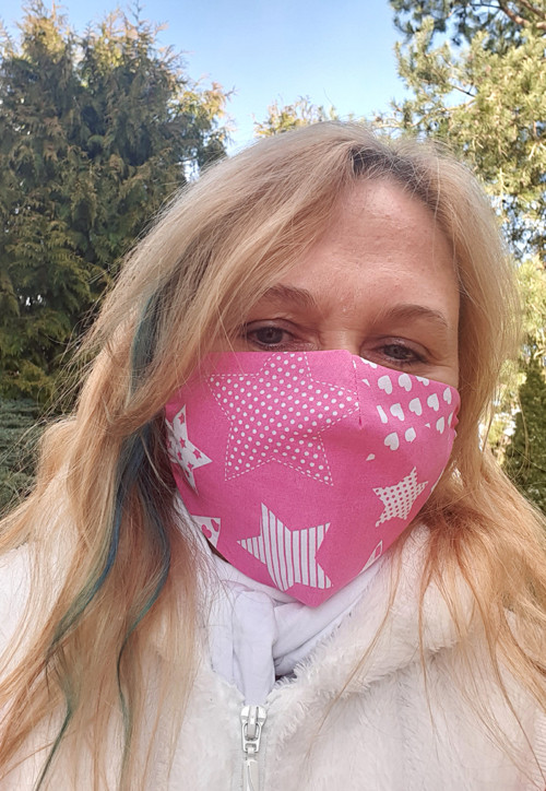 Rouška dvouvrstvá . č.1616