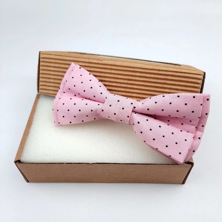 Pánsky motýlik - ružový 