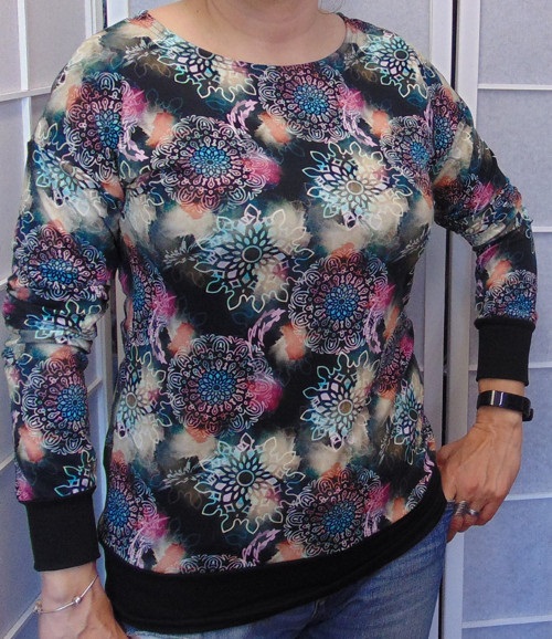 Mikina - mandaly (teplákovina)