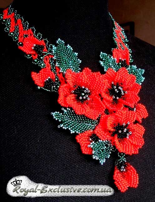 Náhrdelník  z korálků