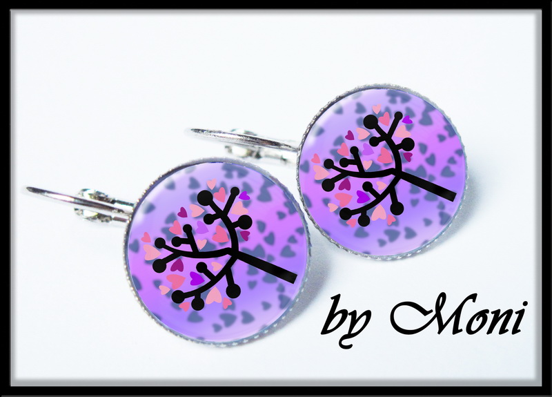 Srdcový strom fialový