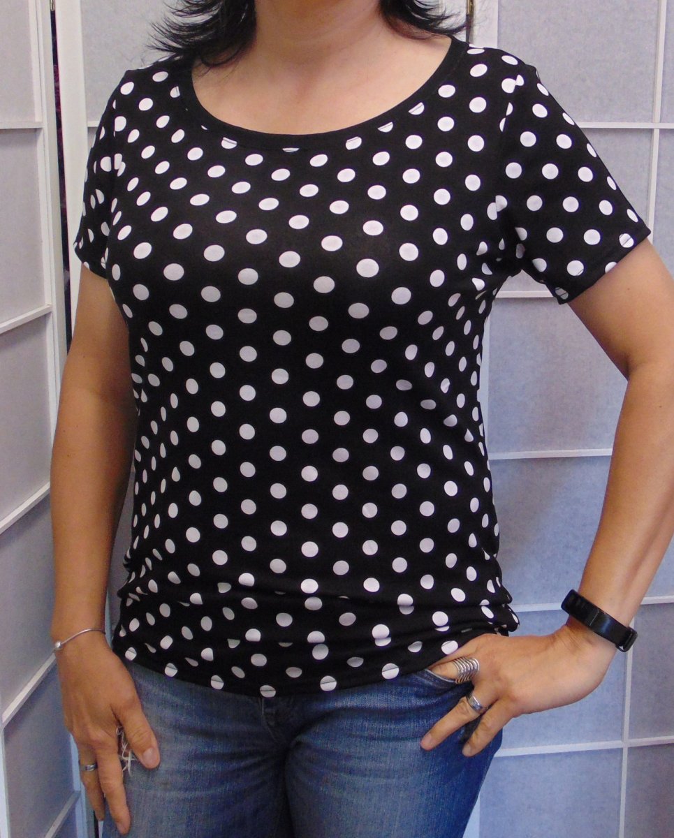 Tričko - puntíky (viskóza)