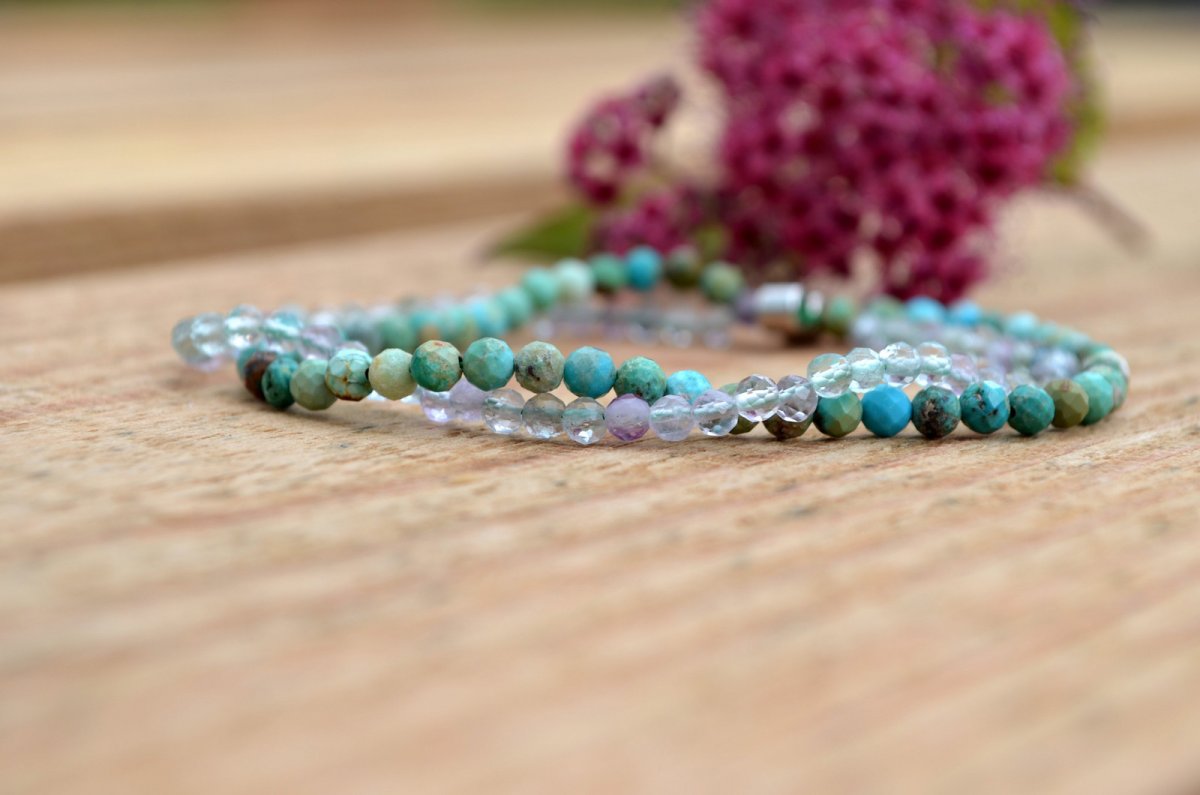 Ochranný náramek - Tyrkysový fluorit...