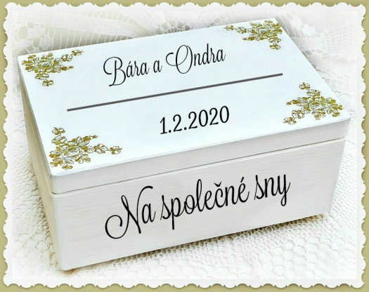 svatební truhla na přáníčka , fotky a jiné potřebné věcičky