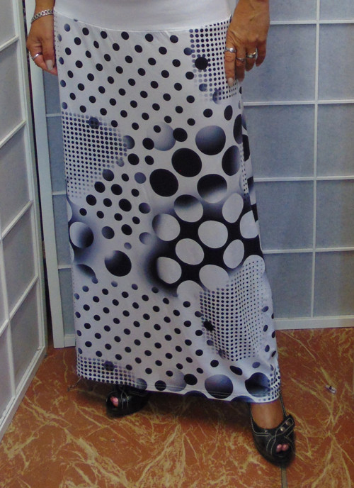 Dlouhá sukně geometrické vzory S - XXL