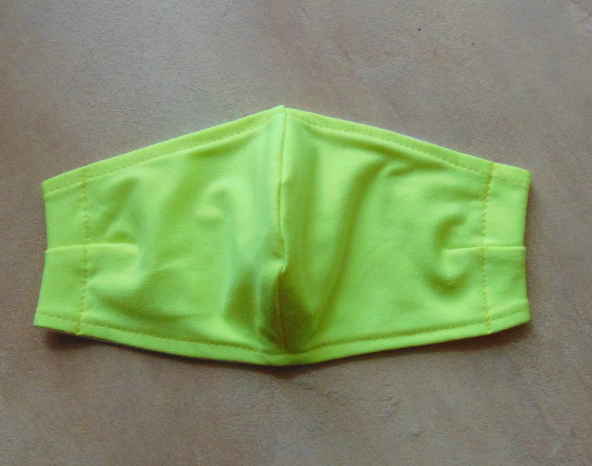 Rouška - neónově zelená