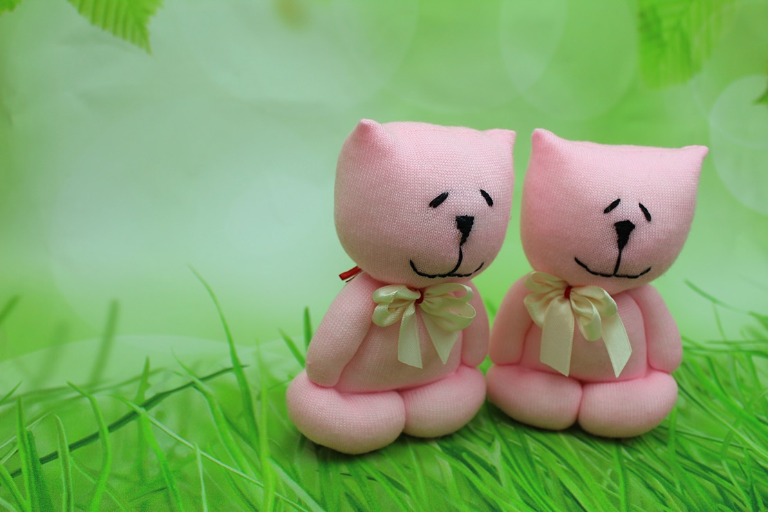 Růžová kočička. č.2057