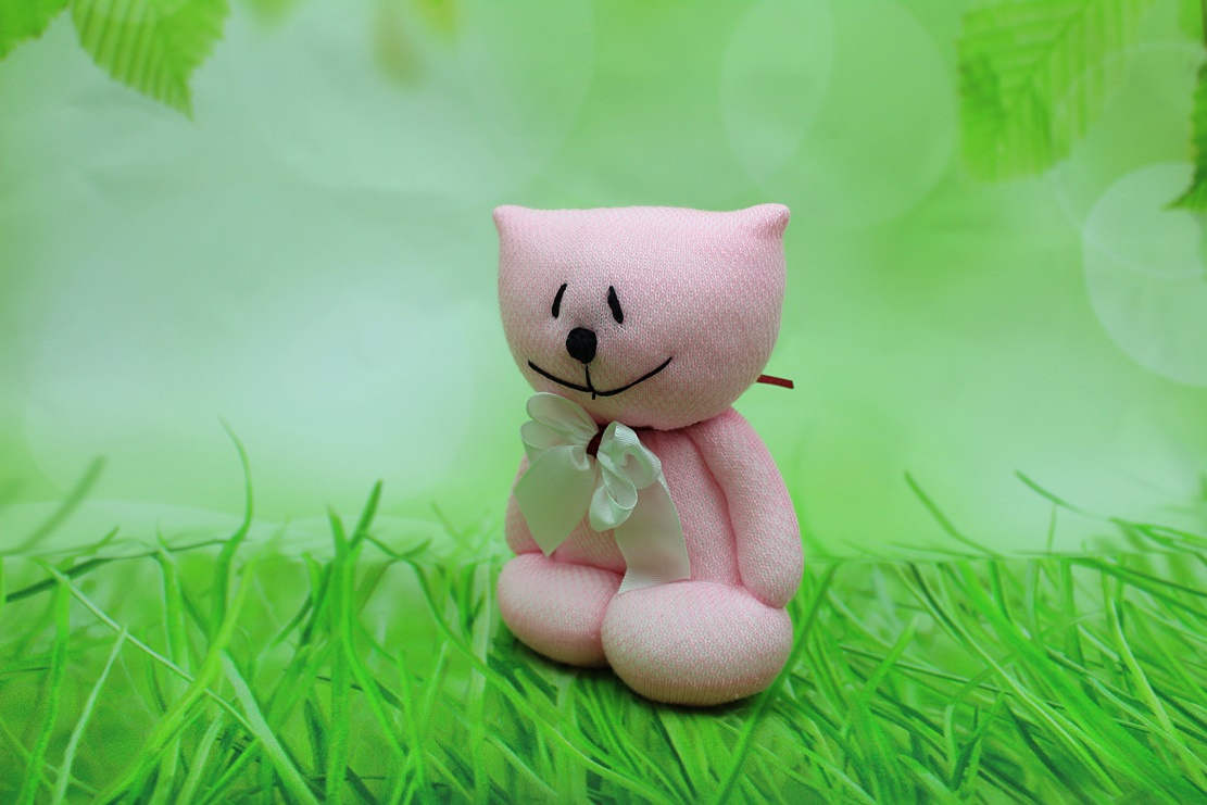 Růžová kočička. č.2058