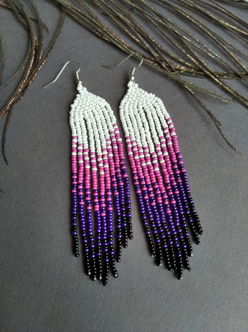 Ručně šité náušnice