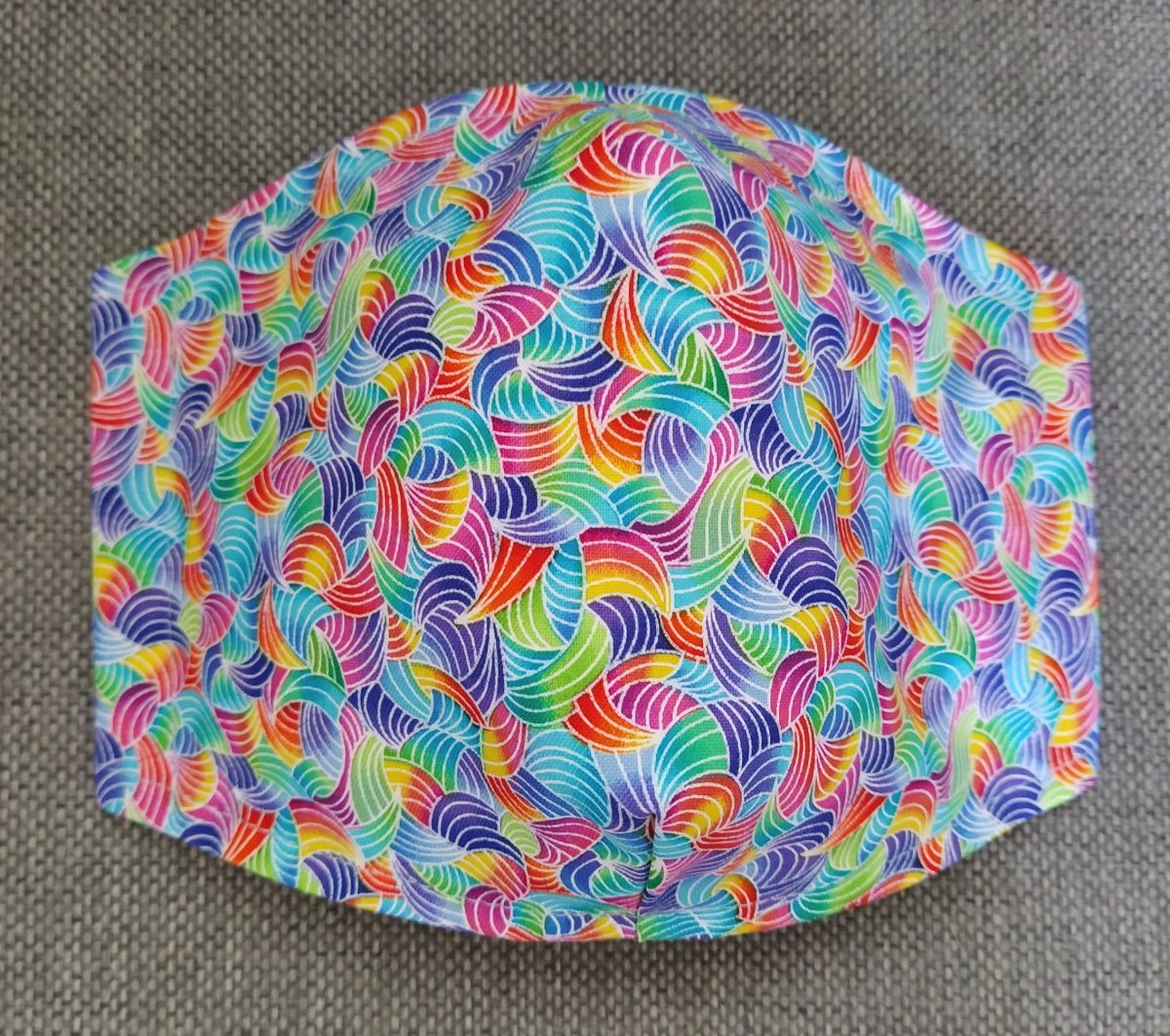 Rouška Designová Kaleidoskop barev