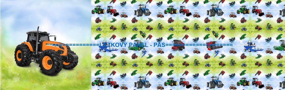 Panel - varianta bavlna,úplet či letní softshell  50x145cm/úplet 157cm, 139cm soft   224-111