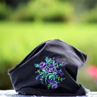 Vyšívaný bavlněný tunel růžičkový 2164