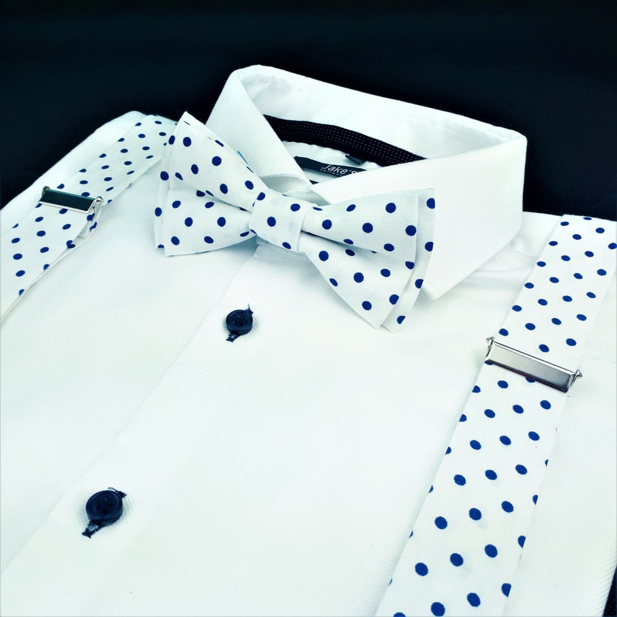 Bílý Set Motýlek a Šle