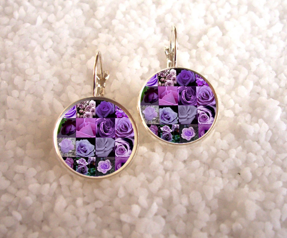 Náušnice z pryskyřice