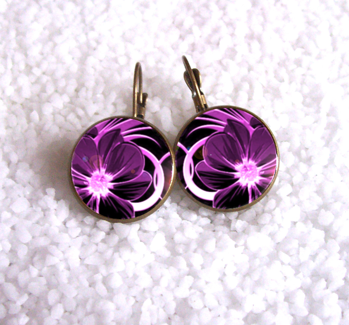 Náušnice z pryskyřice