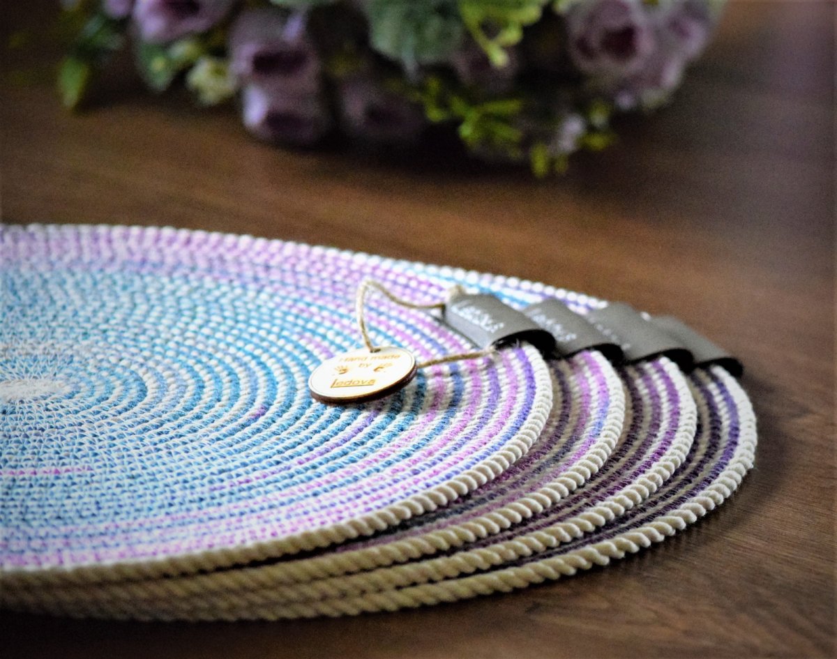 Kruhové prostírání pro 4 osoby 635