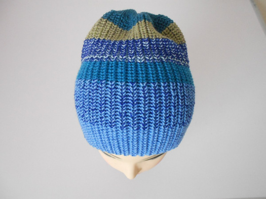 Velmi pružná dětská čepice 90% merino