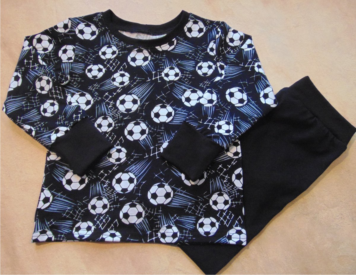Dětské pyžamo - fotbal (bavlna)