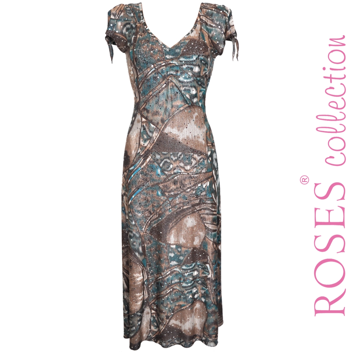 Slavnostní šaty MELISA hnědé