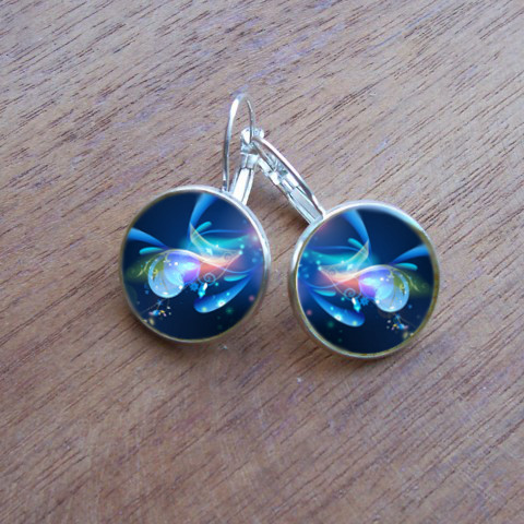 Náušnice z pryskyřice