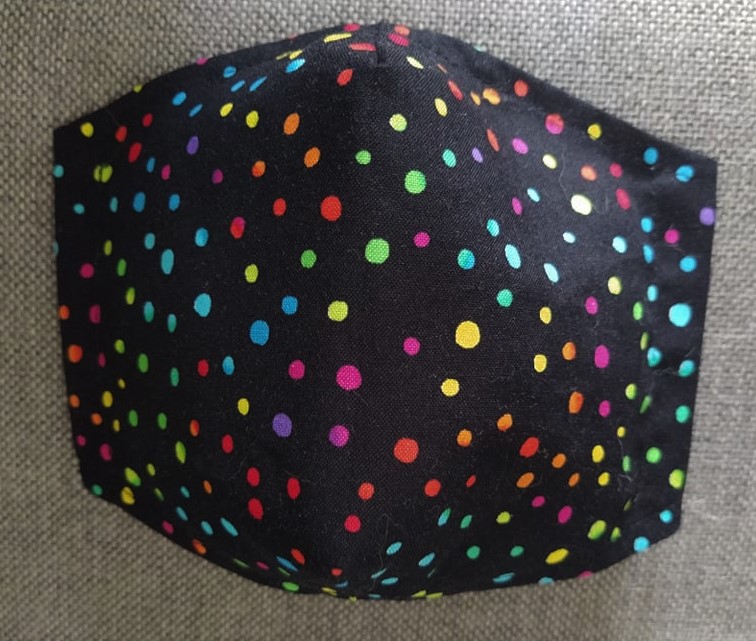 Rouška Designová  Barevné puntíky
