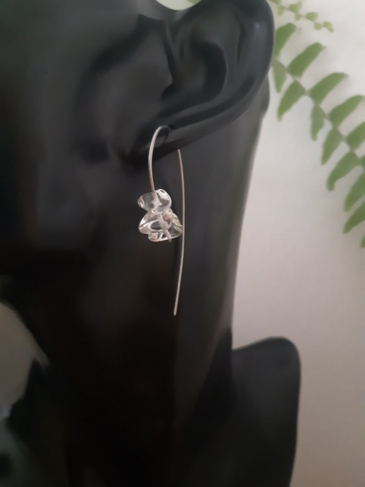 Elegantní náušnice - chirurgická ocel - Křišťál