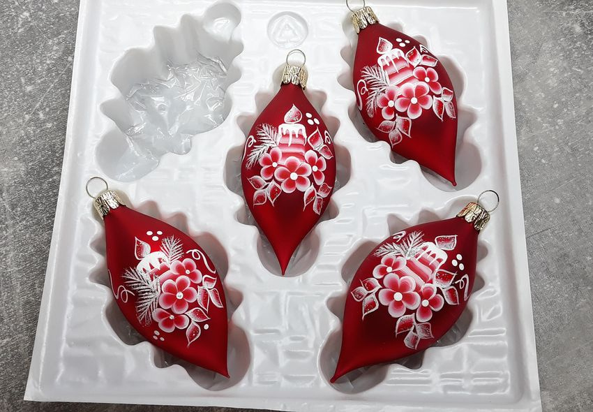 Vánoční ozdoby olivka 