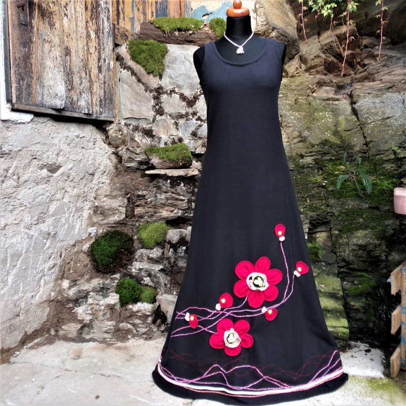 Šatovka,teplá,fleesová s aplikací