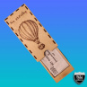 Dřevěná krabička na peníze - Let balónem