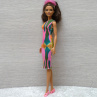 Vzorované šatičky pro Barbie