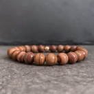 Minerální náramek - červenopruhatý jaspis