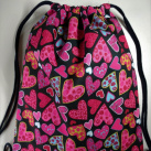 Voděodolný batoh srdíčka
