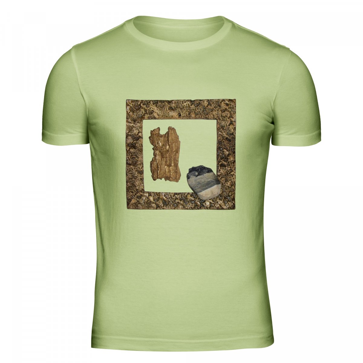 Tričko pánské zelené Kdo jsem abych soudil