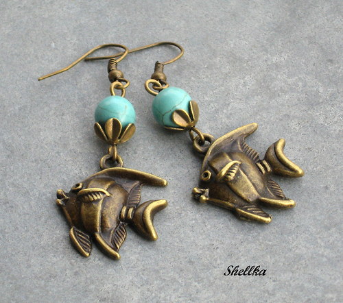 Náušnice rybičkové