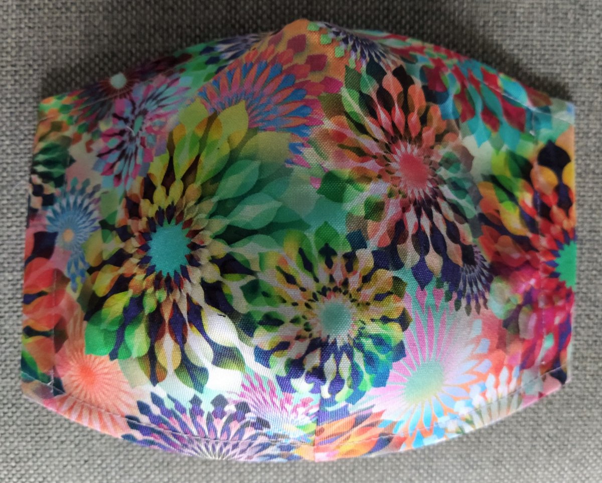 Rouška Designová Květinová mandala II.