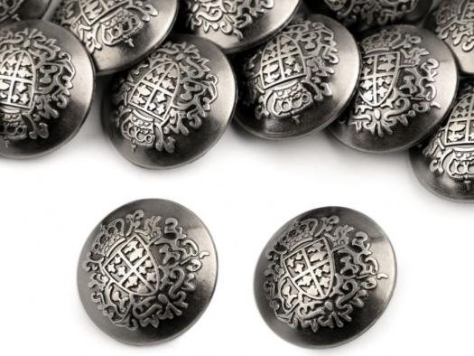 Kovový knoflík erb 23 mm (1ks)