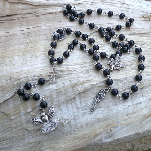 Andělský růženec černý