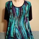 Tričko zelené vlny