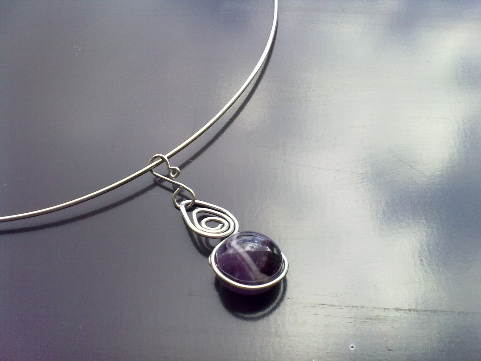 náhrdelník s ametystem