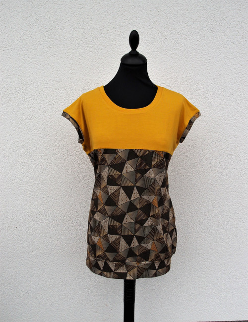 HOŘČICE A TROJÚHELNÍKY (XL) - dámské tričko