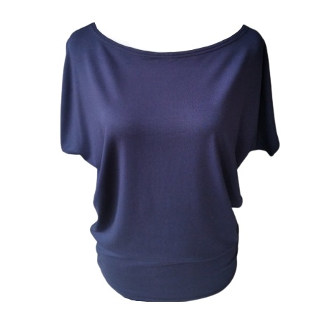 Volné tričko - barva tmavě modrá S - XL