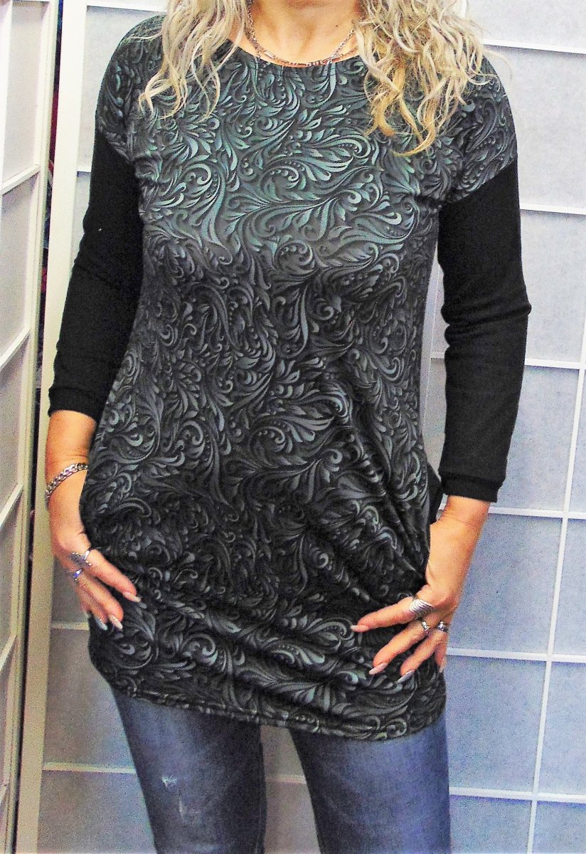 Tunika s kapsami - ornament (bavlna)