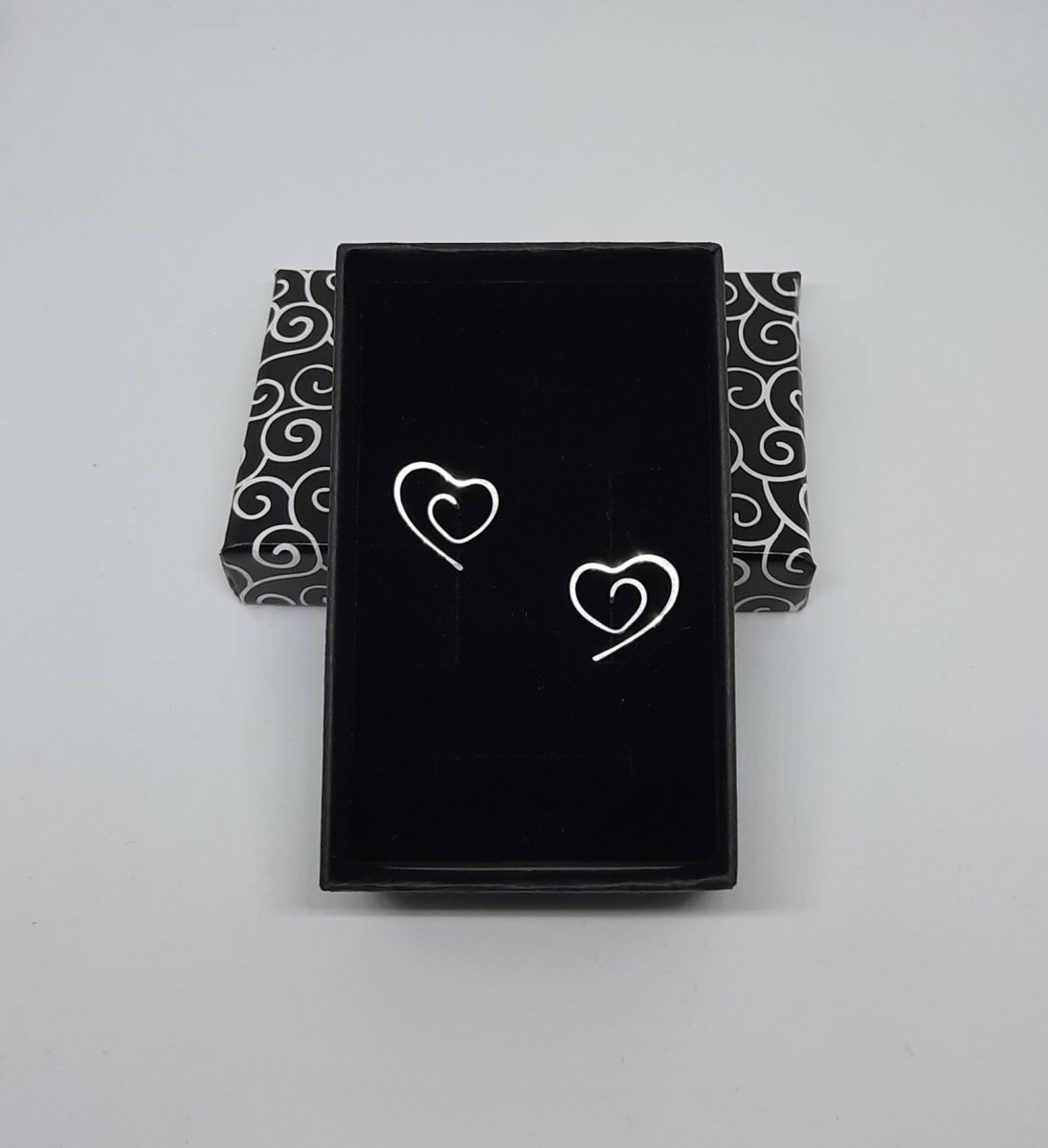 Náušnice - srdce - hypoalergenní