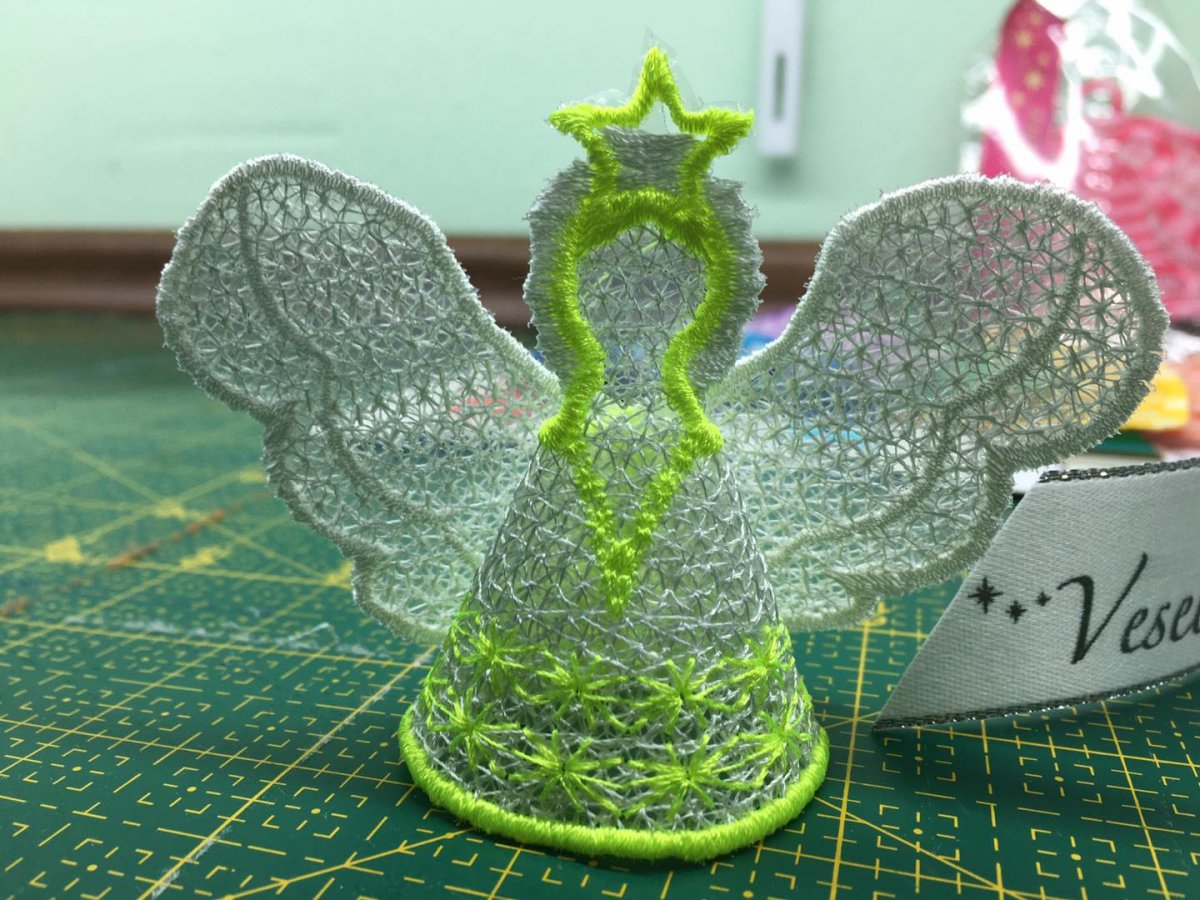 Andělíček - strojová výšivka