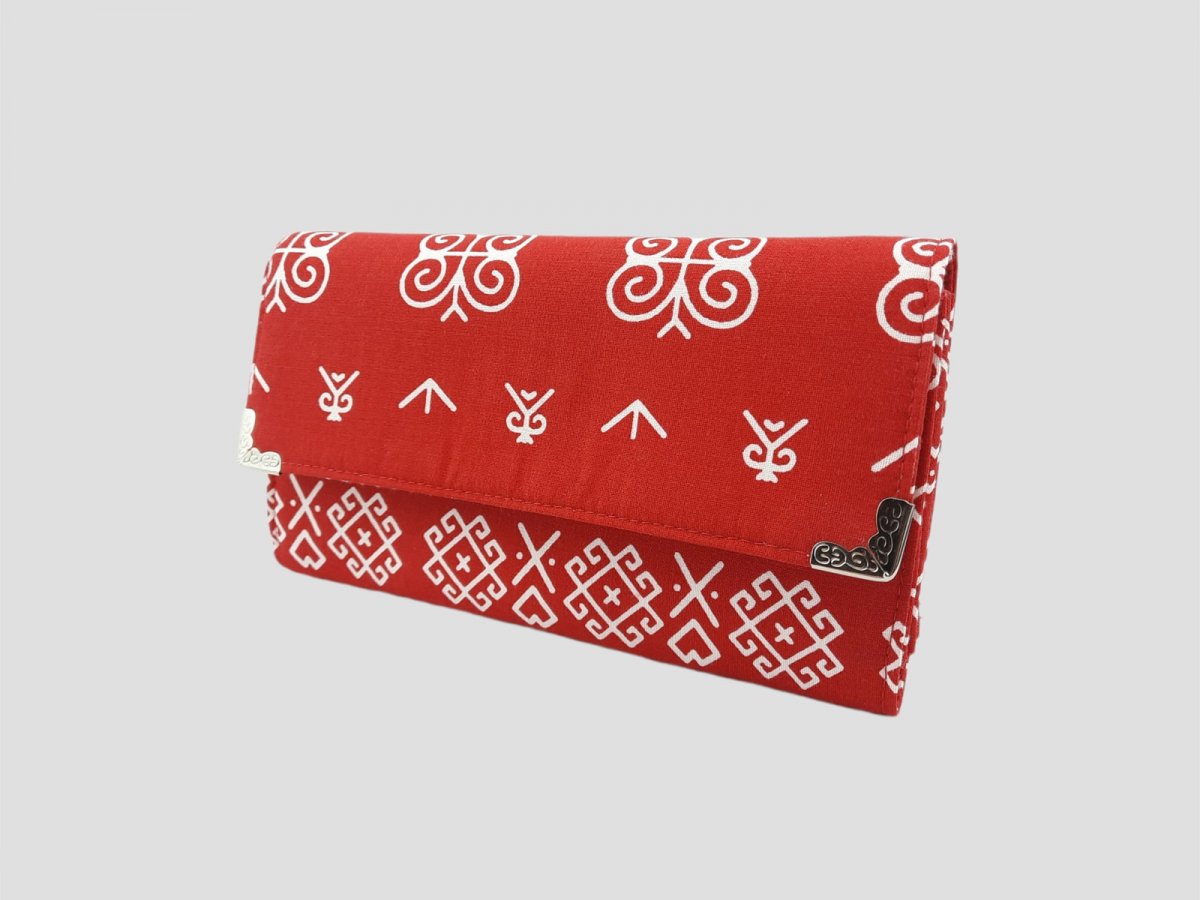 Dámská Folklorní Peněženka Červená