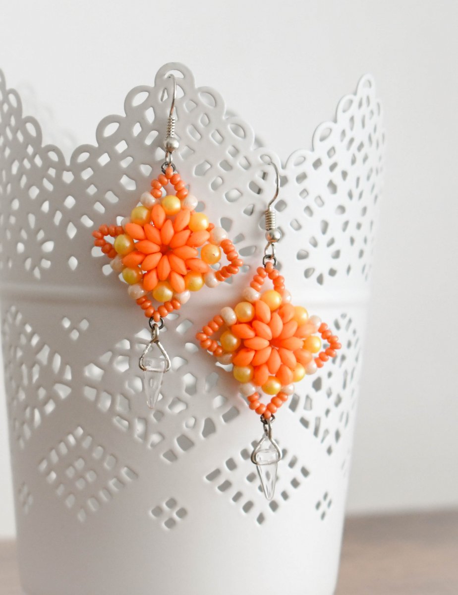 Neonky zářící - náušnice