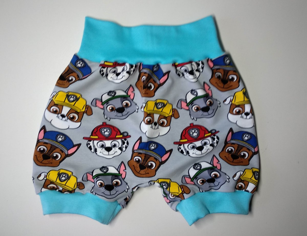 Dětské kraťasy Tlapková patrola hlavy