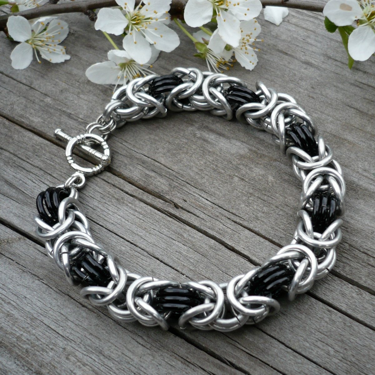 Byzantine black & silver